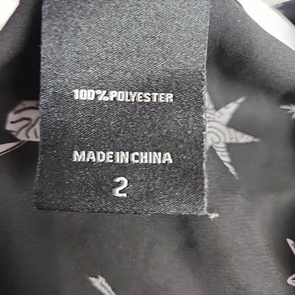 Torrid Harry Potter Star & Wand Black Georgette Harper Blouse Women’s Size 2X - Picture 15 of 16